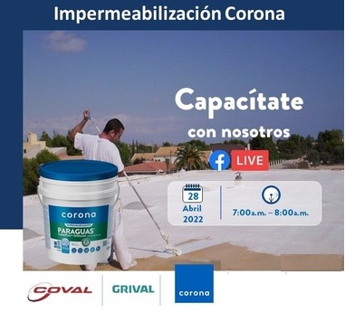 #JuntosAprendemos con Coval y Corona sobre impermeabilización