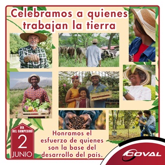 Honramos a quienes trabajan la tierra y son la base del desarrollo
