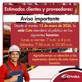 ¡Conoce el nuevo horario de nuestra sede Cota!