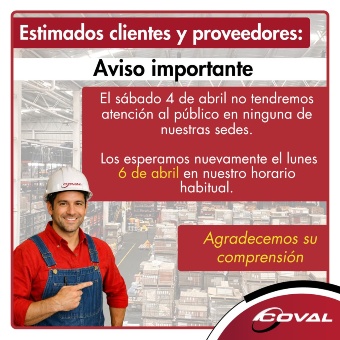 Cierre de sedes – sábado 4 de abril