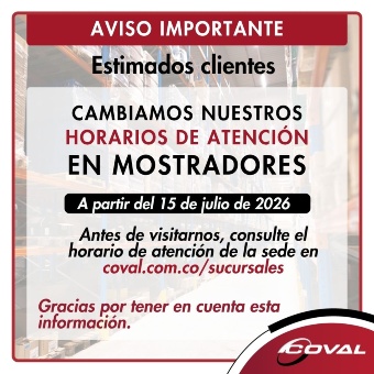 Cambio de horario en mostradores a partir del 15/07/2026