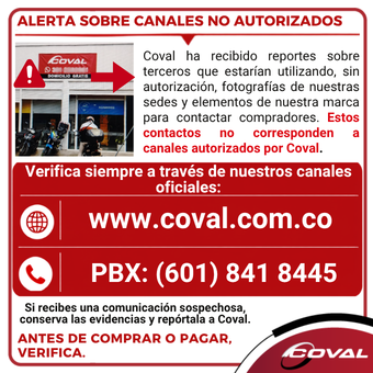 ⚠️ Alerta sobre canales no autorizados